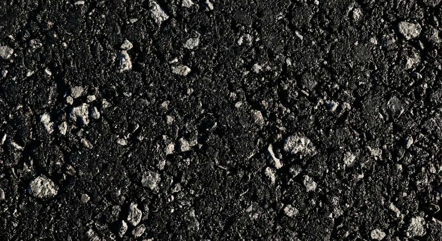 Enrobé 0 6 ou 0 10 difference : quel choix pour une allée ? Gros plan contrasté sur la texture d'un enrobé bitumineux